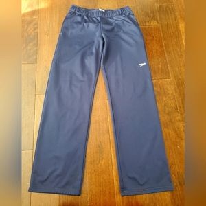 Speedo navy blue sweatpants size small men's with fleece liner